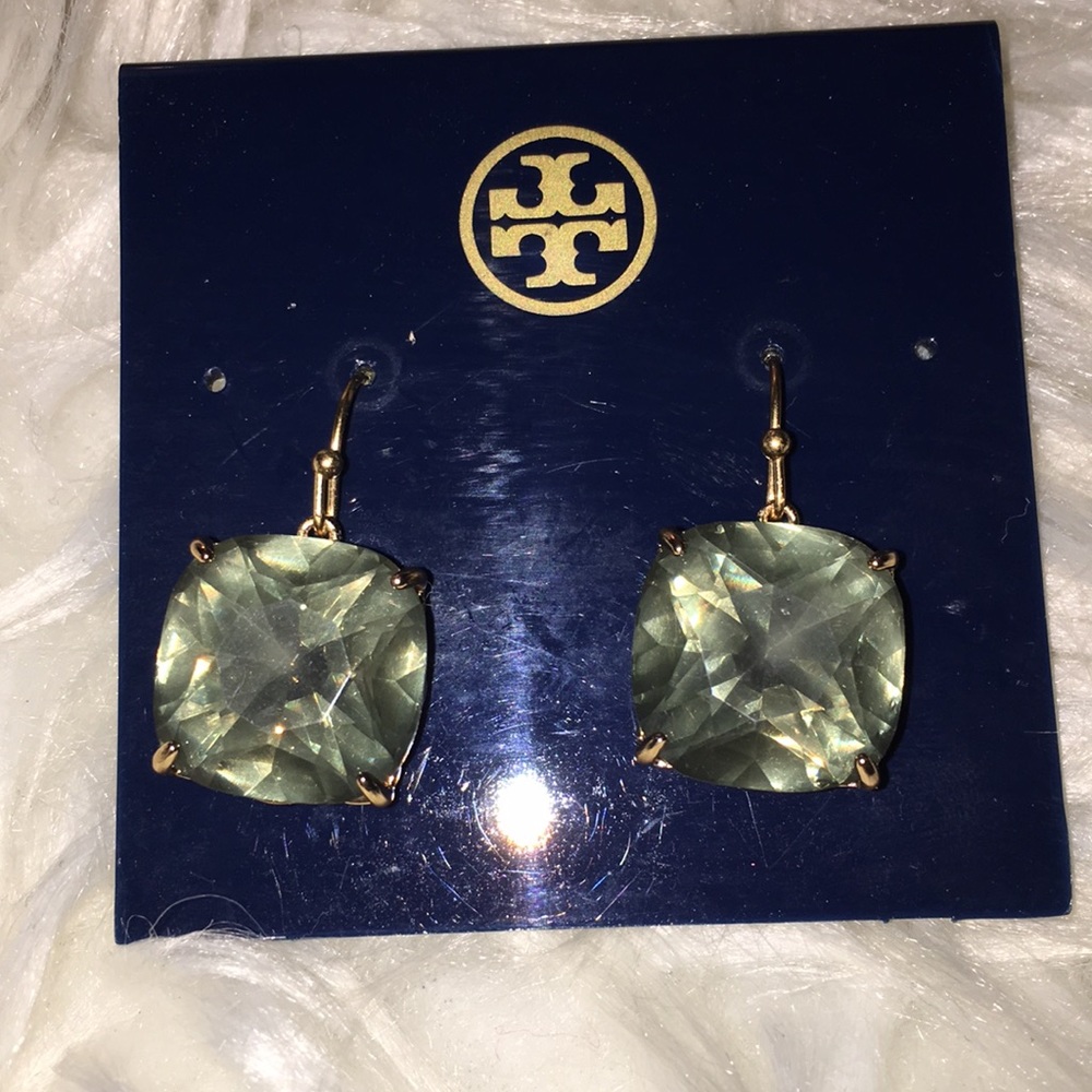 Tory Set Stone Drop Earrings Tory Burch